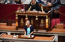 La Première ministre française Elisabeth Borne à l'Assemblée nationale (11/07/2022)