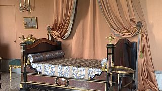 Il letto di Vittorio Emanuele II al Palazzo reale di Venezia