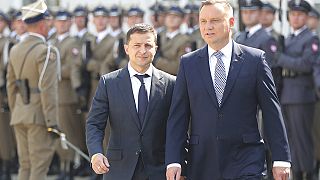Zelenszkij és Duda találkozója 2019-ben (illusztráció)