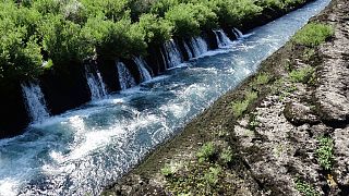 A Buna folyó a boszniai Blagaj környékén
