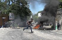 Port-au-Prince lángokban