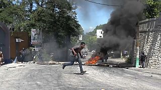 Una escena de tumulto y violencia en Haití
