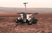 This illustration made available by the European Space Agency shows the European-Russian ExoMars rover.