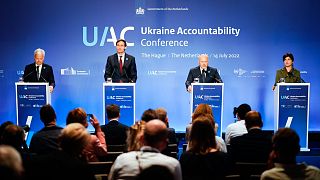 Conferência internacional sobre responsabilização dos crimes de guerra cometidos durante a guerra na Ucrânia decorreu em Haia