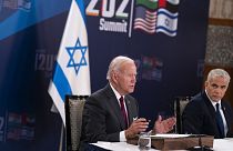 O presidente norte-americano Joe Biden efectua desde quarta-feira a sua primeira digressão pelo Médio Oriente, cuja primeira etapa é Israel.