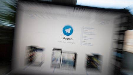 The Telegram app running on a computer