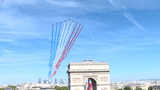 Military on display for Bastille Day