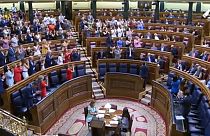Le parlement espagnol, le 14 juillet 2022
