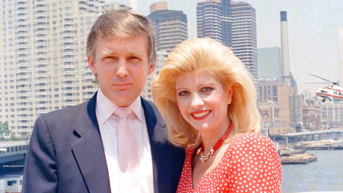 Donald Trump and his wife Ivana