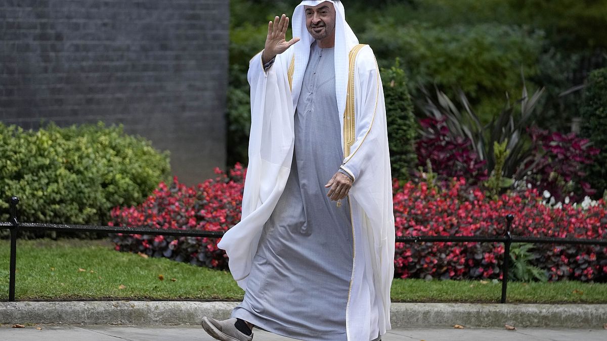 الشيخ محمد بن زايد رئيس دولة الإمارات في لندن. 16/09/2021