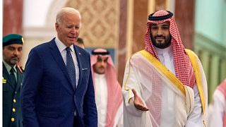الرئيس الأمريكي جو بايدن يلتقي ولي العهد السعودي الأمير محمد بن سلمان