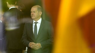 German Chancellor Olaf Scholz in Berlin, 14 July 2022
