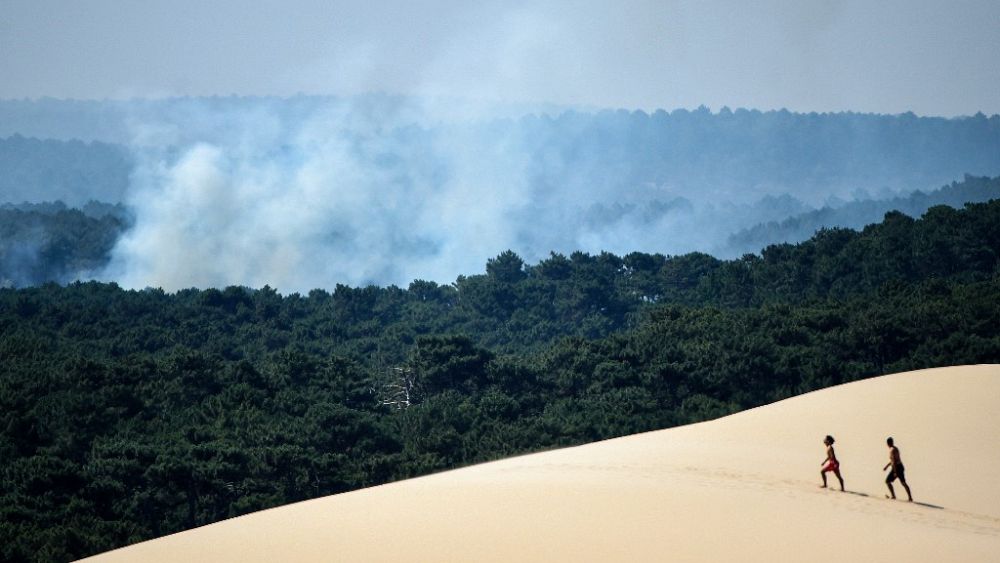 Incendios en España, Francia, Portugal e Italia.  Culpa al calor abrasador y a la sequía