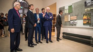 Emmanuel Macron était à Pithiviers pour d'inauguration d'un musée ouvert dans l'ancienne gare à la mémoire des Juifs déportés