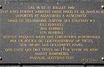 Memorial nos 80 anos das deportações em massa de judeus em França (Rafle du Vel d’Hiv)