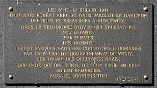 Memorial nos 80 anos das deportações em massa de judeus em França (Rafle du Vel d’Hiv)