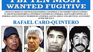 Cartel de búsqueda de Caro Quintero por el FBI