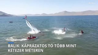 A törökországi Balik-tó 2022 nyarán