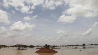 الفيضانات التي غمرت مدن مختلفة في السودان في 2020