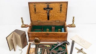 This late 19th-century vampire-slaying kit sold for more than six times its estimate at auction.