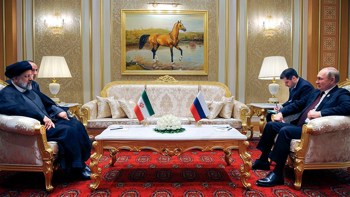 Предыдущая встреча лидеров РФ и Ирана на полях Каспийского саммита в Ашхабаде 29 июня 2022 года