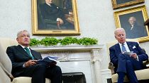 الرئيس جو بايدن يلتقي بالرئيس المكسيكي أندريس مانويل لوبيز أوبرادور في المكتب البيضاوي للبيت الأبيض في واشنطن، الولايات المتحدة، الثلاثاء 12 يوليو 2022