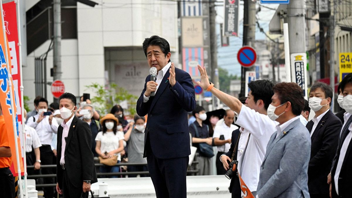 سخنرانی شینزو آبه، قبل از ترور در نارا  ژاپن 