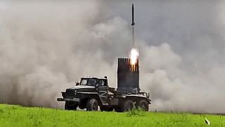 Εκτόξευση πυραύλου από Ρωσικό άρμα μάχης