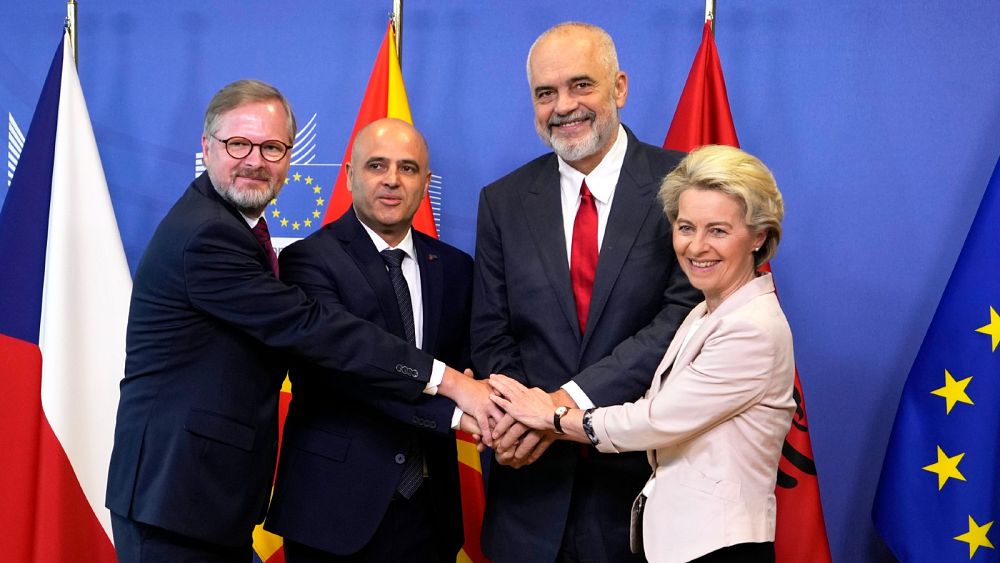 ‘Historic moment’: EU negotiations open for Albania, North Macedonia