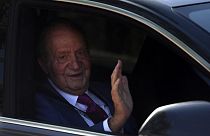 El rey emérito de España, Don Juan Carlos, a su llegada a la Zarzuela en mayo