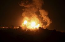انفجار ناشی از بمباران غزه در روز یکشنبه/آرشیو