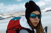 Dolores Al Shelleh, die erste jordanische Frau, auf dem Mount Everest