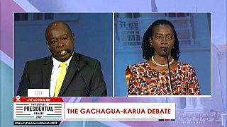 Kenya running mates spar in TV debate 