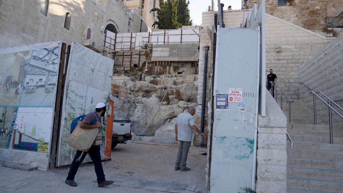 موقع حمام طقسي يهودي "مكفيه" اكتُشف بالقرب من حائط البراق في البلدة القديمة في القدس الأحد 17 يوليو 2022