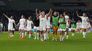 England feiert im Falmer-Stadion in Brighton den Einzug ins EM-Halbfinale