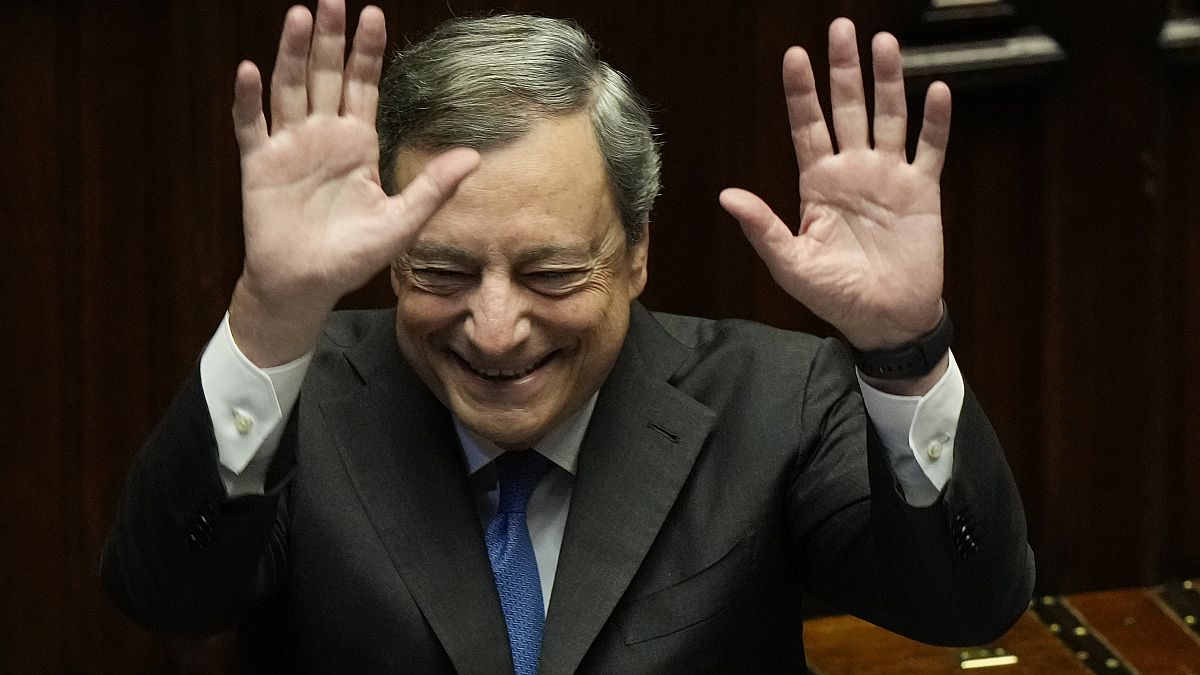 Egy héten belül másodjára is benyújtotta lemondását az olasz kormányfő, Mario Draghi