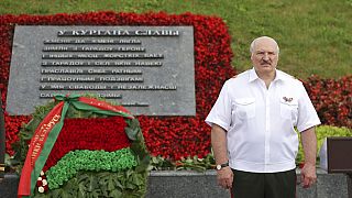 Alexandre Loukachenko à Minsk, le 3 juillet 2022
