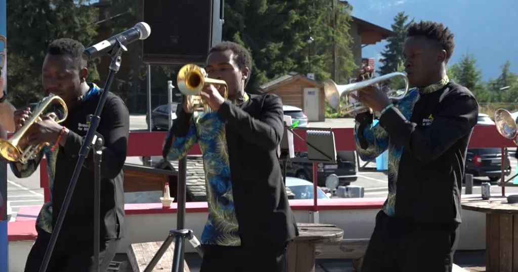 Award winning Ugandan band perfoms at classical music festival in Swiss