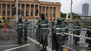 Sri Lanka ordusu göstericilere müdahale etti