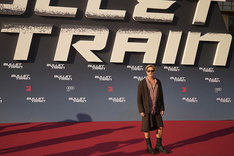 Brad Pitt: Fashion Fantastic on the Bullet Train Red Carpet - Golden Globes