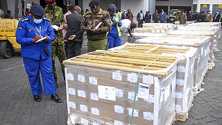 Kenya's independent electoral body condemns arrest of polling contractors at airport