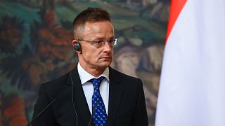 A magyar külügyminiszter Moszkvában, orosz kollégájával tartott közös sajtóértekezleten 