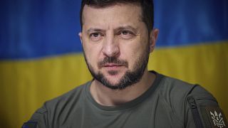 Volodimir Zelenszkij ukrán elnök