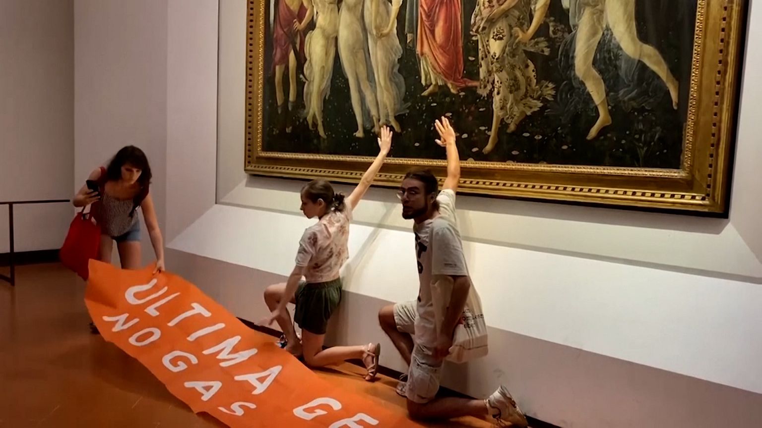 the Uffizi Galleries in Florence