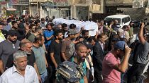 Beisetzung der Toten des Angriffs in Bagdad
