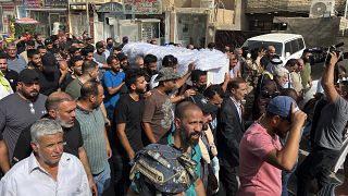 Beisetzung der Toten des Angriffs in Bagdad