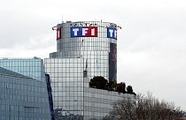 مقر مجموعة TF1، وهي قناة تلفزيونية فرنسية وطنية خاصة، في بولوني بيلانكور، خارج باريس ، الأربعاء، 2019