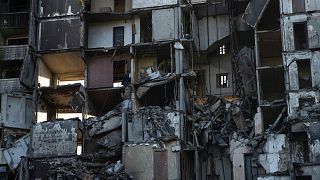 المباني المتضررة في خاركيف