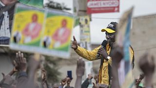 Kenya's presidential hopeful promises to tackle unemployment and debt