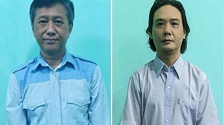 FILE - Two political prisoners executed in Myanmar